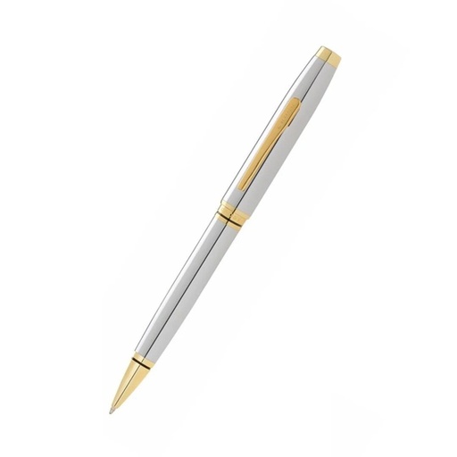 Cross Coventry Polished Chrome with Gold Tone Appointments Ballpoint Pen