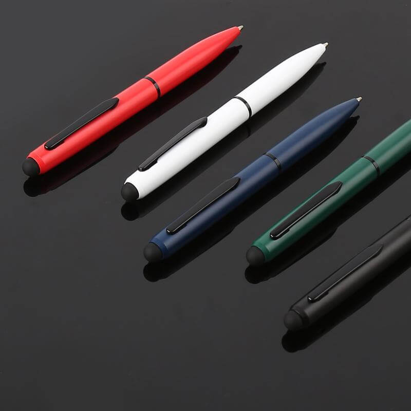 SVEN - Metal Ballpoint Pen with Stylus - White