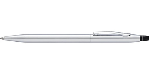 Cross Click™ Chrome Ballpoint Pen & A5 Hardcover Notebook Gift Set