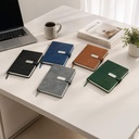 WINDSOR - Giftology A5 PU Notebook - Brown Tan