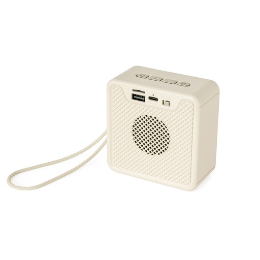 FELIX - @memorii Portable Wireless Speaker - Beige / Gold 